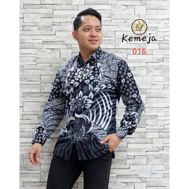 Original Baju Batik Pria Gus Azmi Syubbanul Muslimin Batik Katun Halus Hadroh Azzahir Hilwa Ala Sant