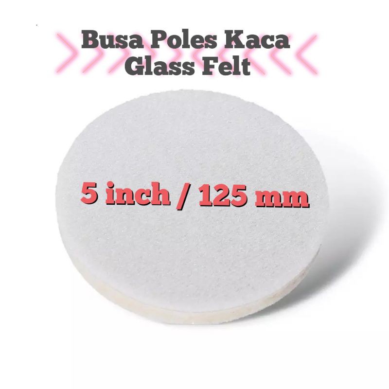 Busa Poles Kaca Mobil Wool Glass Felt
