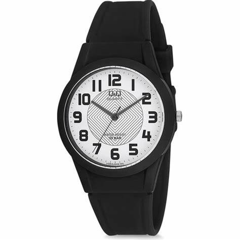 SALE Jam Tangan Unisex Sporty Casual Rubber Analog Original Q&amp;Q QNQ QQ VQ50 VQ50J Series