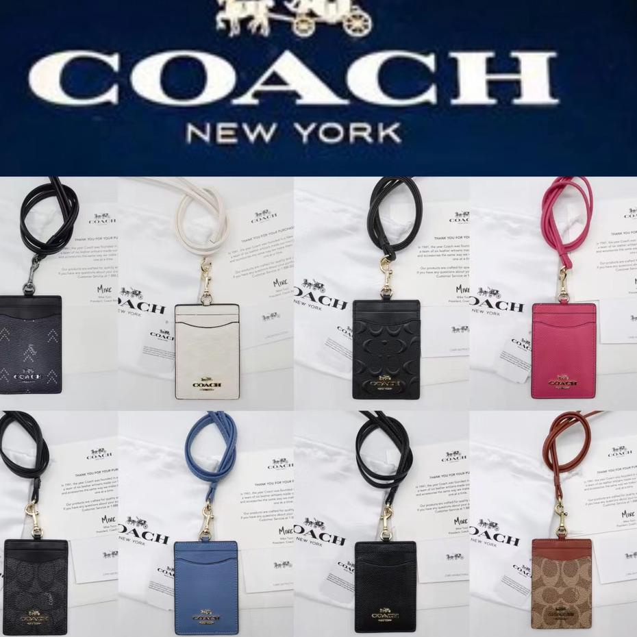 

[VeK ㊖] Baru!!! Coach Metal LOGO Lanyard ID Card Holder Name Tag Delapan Warna ||Dijamin.kualitasnya