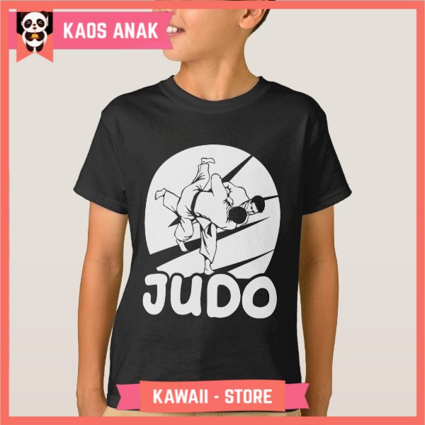 Kaos Baju Anak Martial Arts Judo Teacher Instructor Black Belt