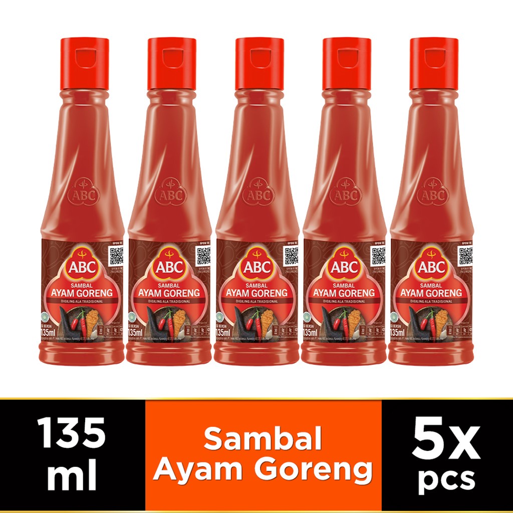 

ABC Saus Sambal Ayam Goreng 135 ml x 5 pcs