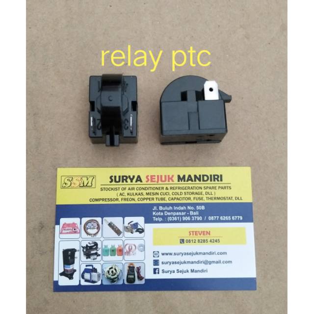 relay kulkas PTC kulkas 2 pin kiri kanan