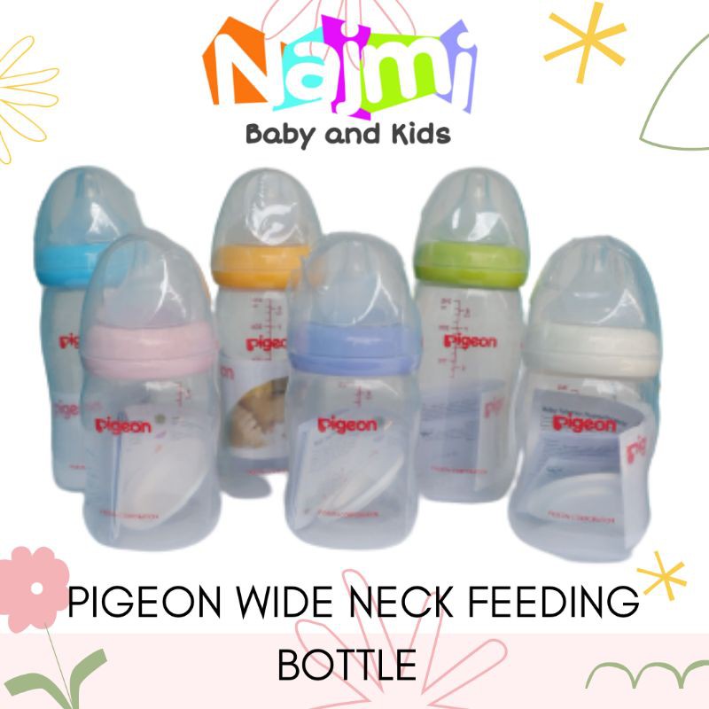 PPWN Pigeon Wide Neck Bottle Soft Touch Peristaltic Plus 160ml 240ml / Botol Susu Dot Wideneck