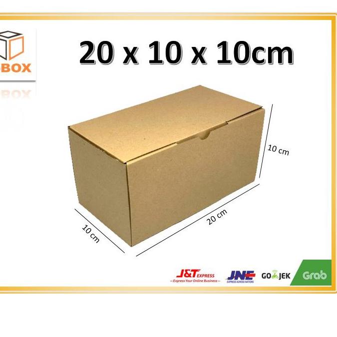 

♔ (10pcs) Kardus Uk.20x10x10....Die Cut kotak Kue, snack -aksesoris-dll model box pizza ➽