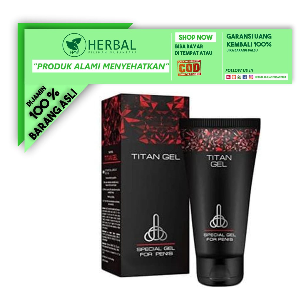 Herbal Oles TITAN GEL 100% Asli