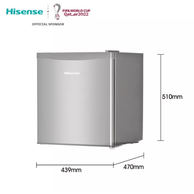 HISENSE Kulkas Mini Bar 43L - RR58D4IGN