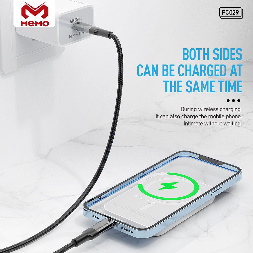 Original Memo  Wireless Charging Magnetic Charger  Power Bank Magnetic Charging 5W Fast Charging 5000Mah