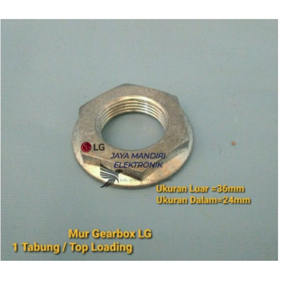 Mur Gearbox Mesin Cuci LG 1 Tabung 36mm