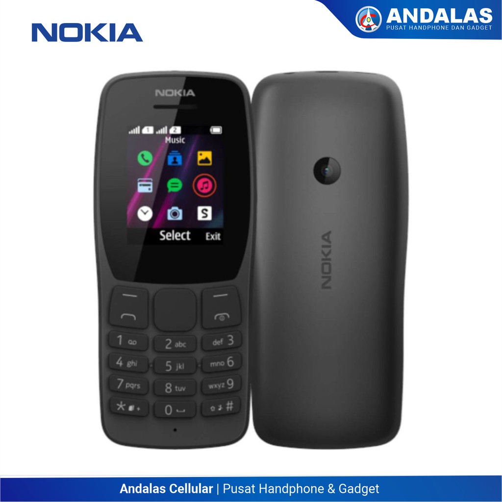 NOKIA FEATURE PHONE N-110 DUAL SIM GARANSI RESMI INDONESIA