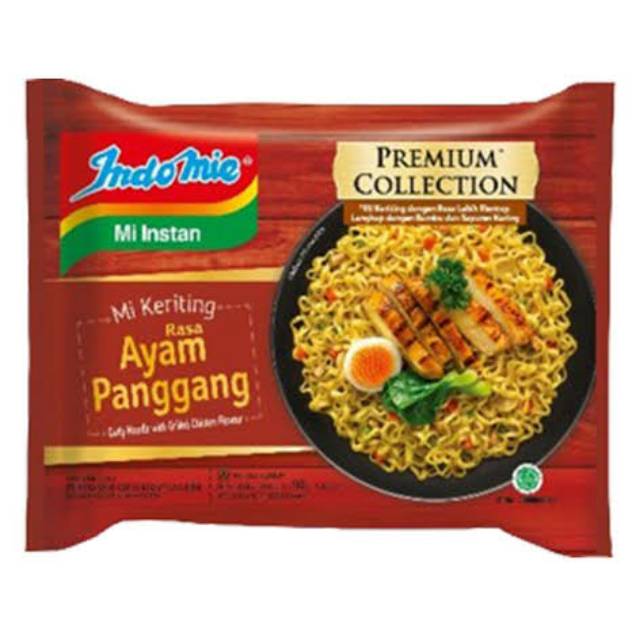 

Indomie Mie Keriting/ Kriting Goreng Ayam Panggang / Keriting Goreng Spesial