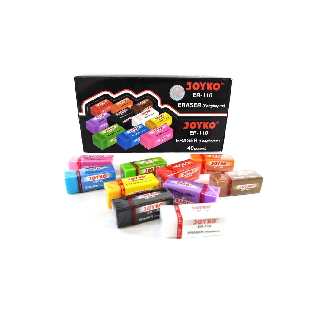 

Joyko Eraser Colour 40 pcs
