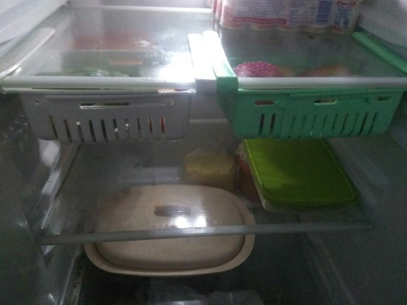 Rak Kulkas Laci Kulkas Jadi Muat Lebih Banyak Kotak Penyimpanan Makanan A801