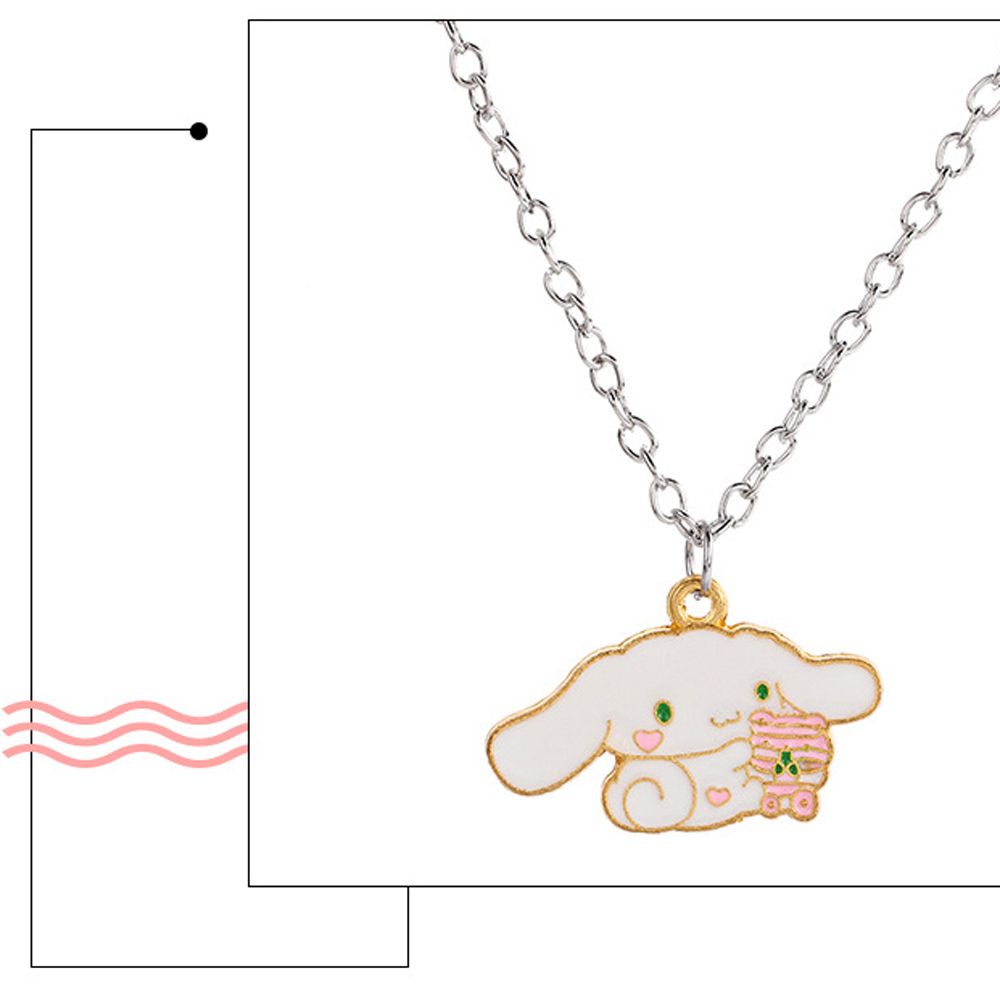 Mxbeauty Kalung Dengan Liontin Bentuk Kartun Anime Cinnamoroll Dog Untuk Hadiah