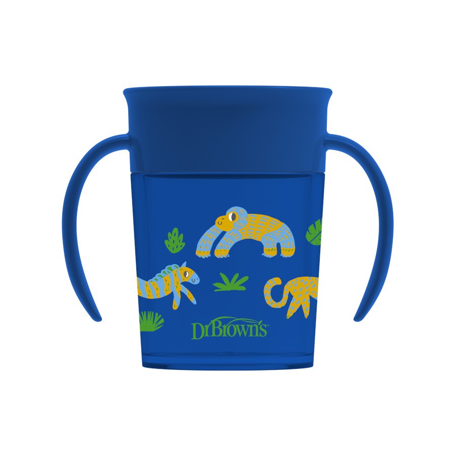 Dr Brown's - Jungle Fun Cheers 360 Spoutless Transition Sippy Cup