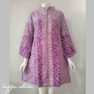 TUNIK SAMITHA 02 | TUNIK BAJU KERJA KONDANGAN BATIK CAP GARUTAN BUSUI FRIENDLY