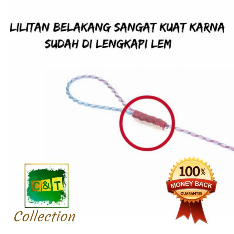 Kail Pancing Urek Belut Pancing Belut Kail Belut India Bahan Baja ( Satu Set)