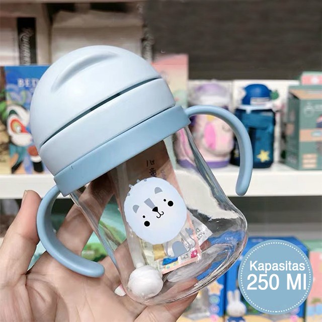 LALUGO Botol Minum Bayi Gelas Anak Balita Training Cup Baby 250ml