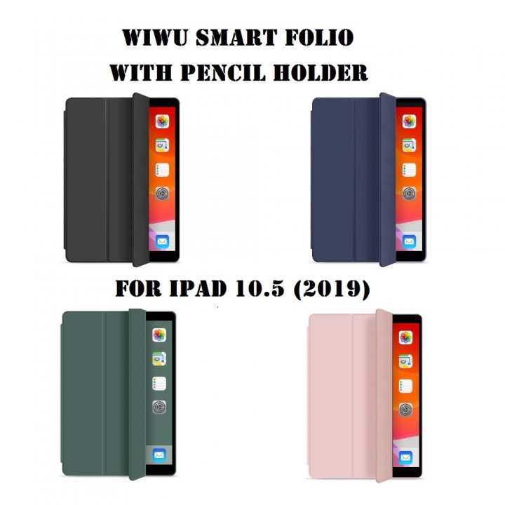 AKN88 - WIWU Smart Folio with Pencil Holder for Apple iPad 10.5 (2019)