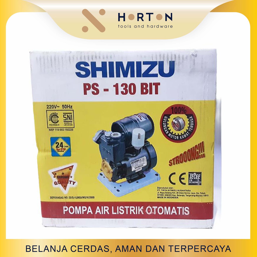 Mesin Pompa Air Otomatis Tabung / Pompa Air Shimizu PS-130 BIT
