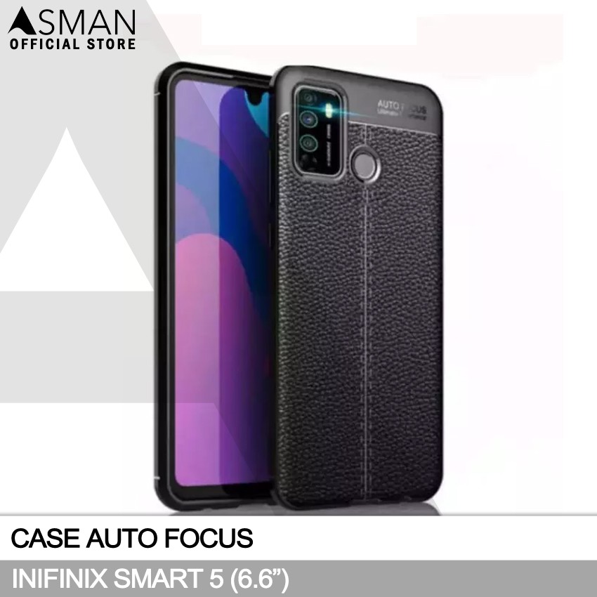 Auto Focus Infinix Smart 5 (6.6&quot;) | Softcase Premium - Hitam