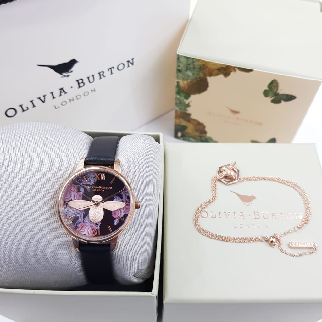 Jam Tangan Olivia Burton 3D Bee Classic + ACC