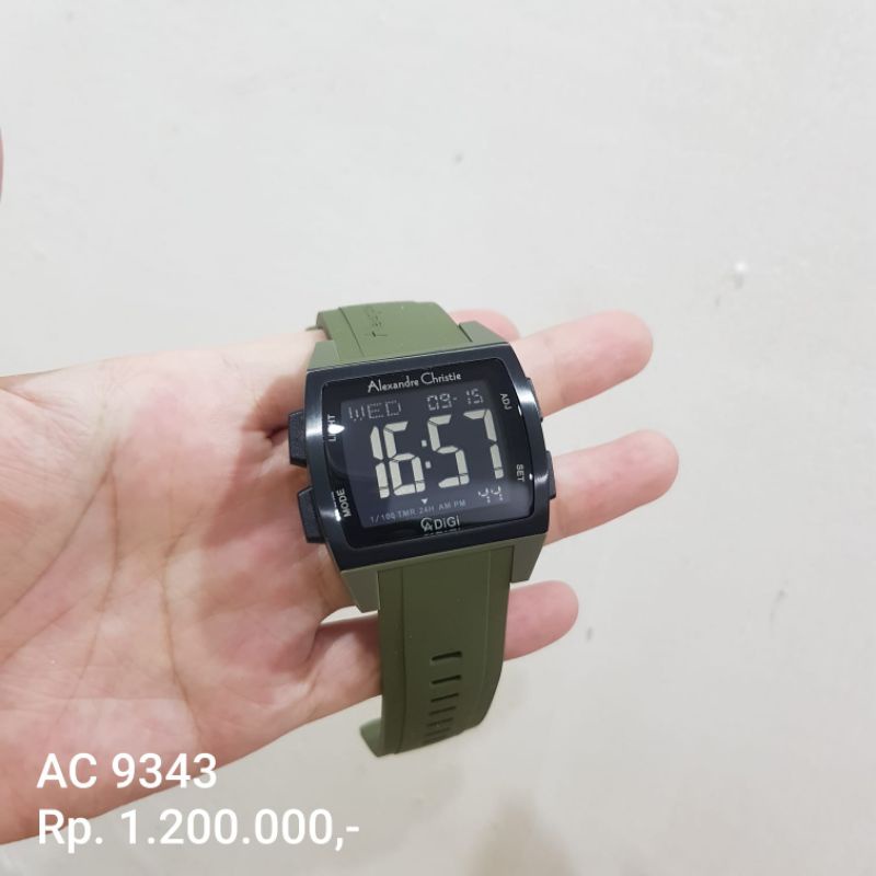 Jam Alexandre Christie 9343 Digi