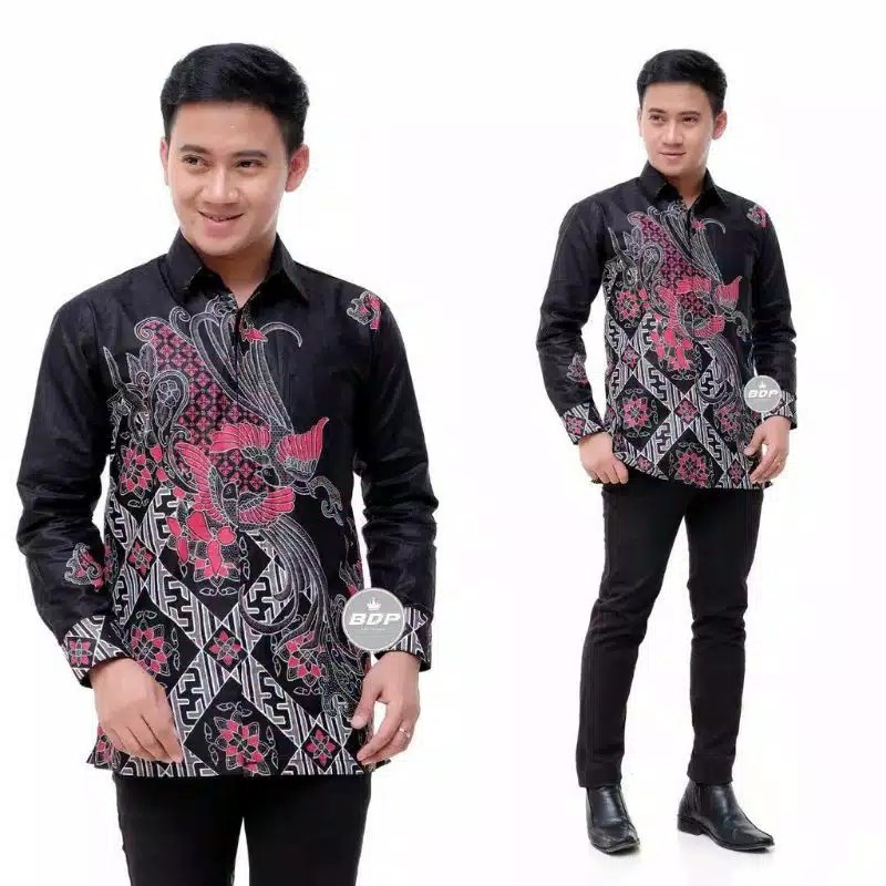 Kemeja Batik Pria Ppbtk07 Wsa04 Lengan Panjang