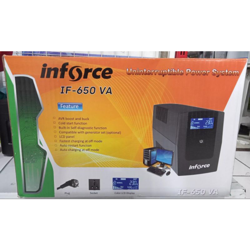 UPS INFORCE IF-650WA DISPLAY