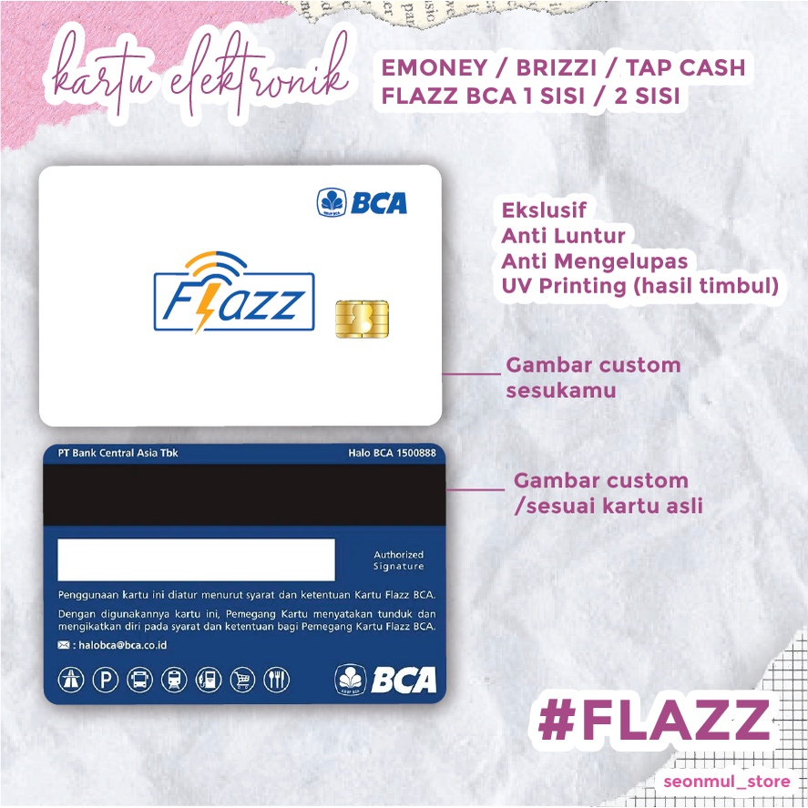 PALING DICARI!!! EMONEY BRIZZI FLAZZ TAPCASH KPOP IDOL / CUSTOM