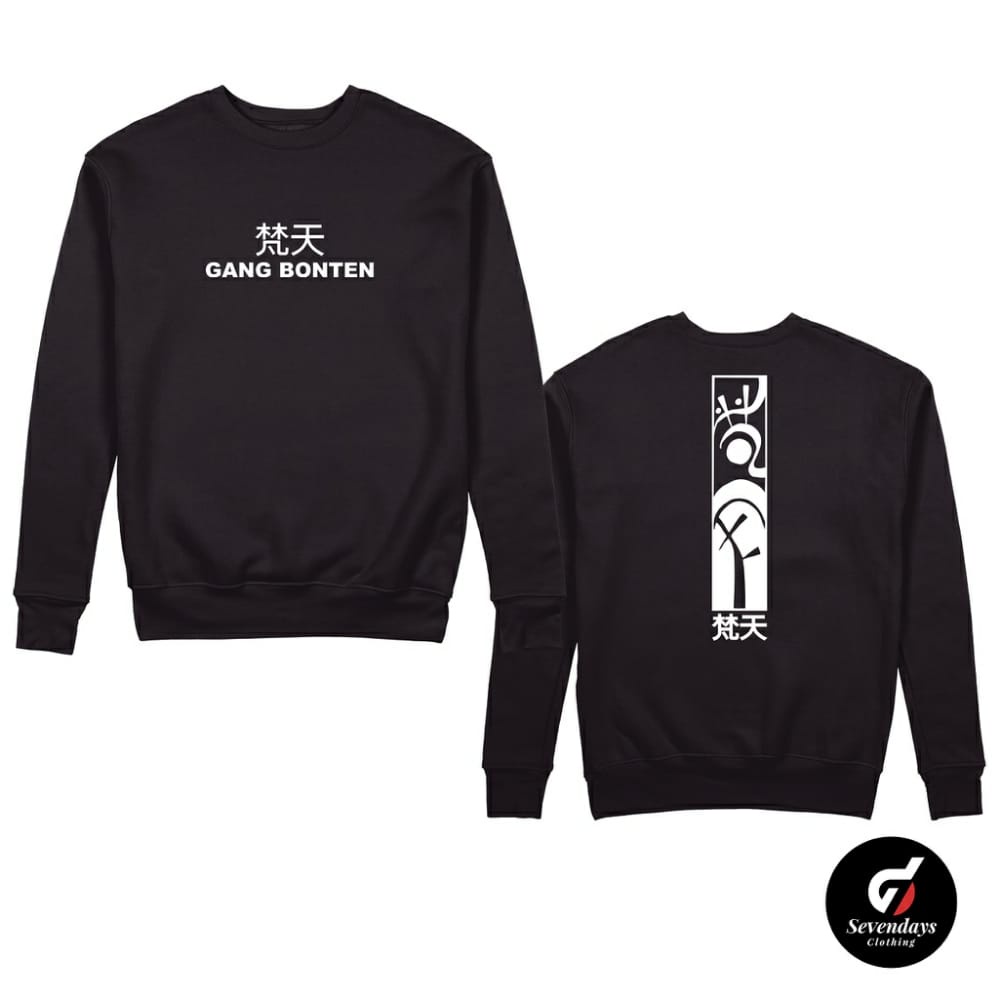 Sweater Crewneck BONTEN 01 TOKYO REVENGERS GANG Crewneck MANGA ANIME
