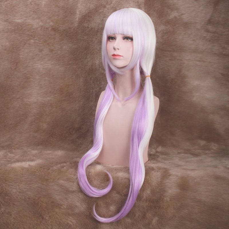 LOL-128 wig rambut palsu daily lolita cosplay miss kobayashi kanna kamui pastel purple ungu