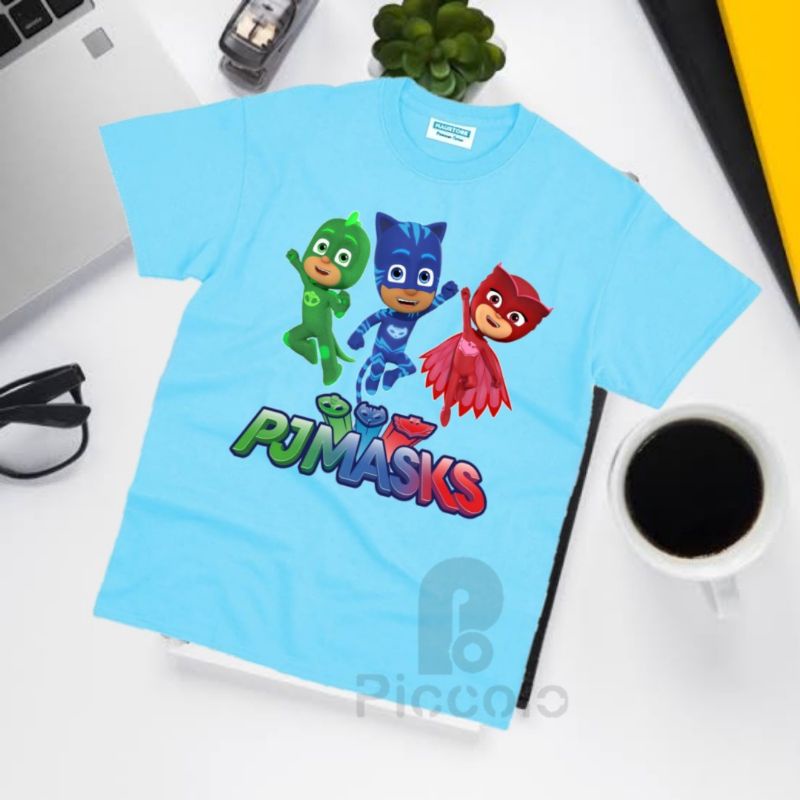 BAJU KAOS ANAK PJ MASK UNISEX BAHAN PREMIUM