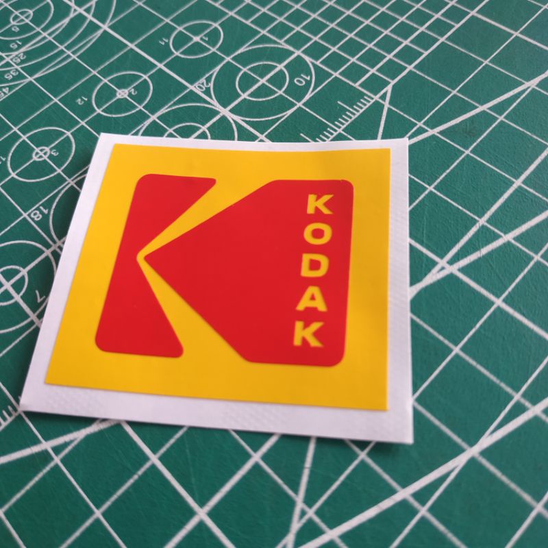 

sticker logo lambang kodak