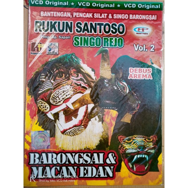 VCD original jaranan rukun santoso