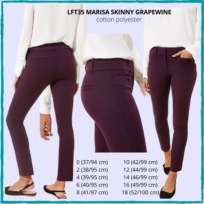Celana Bahan Wanita Murah Loft 35 Marisa Skinny