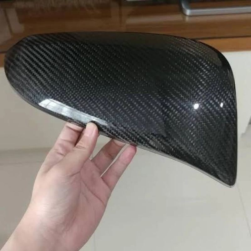 Cover Spion Mirror All New Fortuner VRZ Hitam Carbon 2 pcs