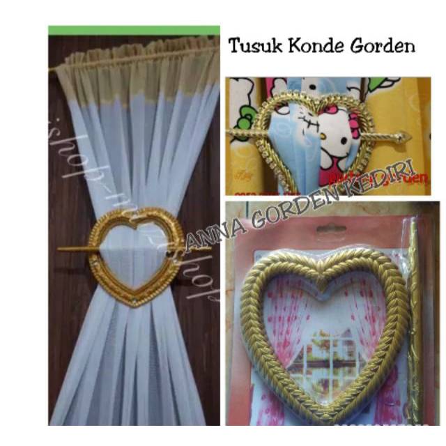 Tusuk Konde Gorden/Tusuk Love gold/ Tusuk Love silver/Tali gorden Oval