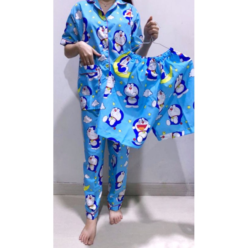 HENELS PIYAMA DEWASA | BAJU TIDUR DEWASA | BISA COD | PIYAMA WANITA | KATUN | PAKAIAN TIDUR | PIYAMA PENDEK | PIYAMA PANJANG | PIYAMA XL | BAJU TIDUR WANITA | PIYAMA BTS BT21-4