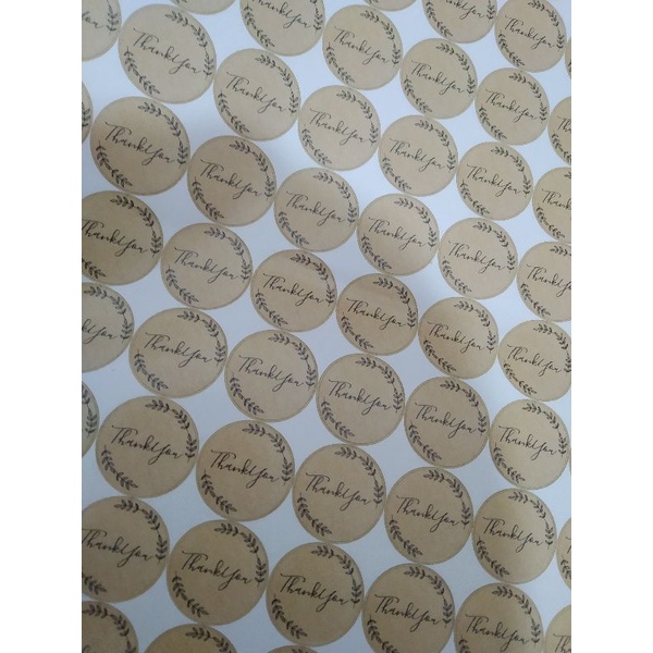 

stiker grosir thank you