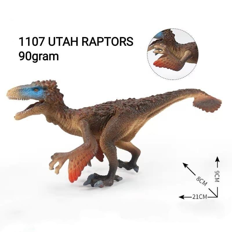 MOMBABY1 Mainan Figure dinosaurus Utahraptors / dinosaurus utah raptors