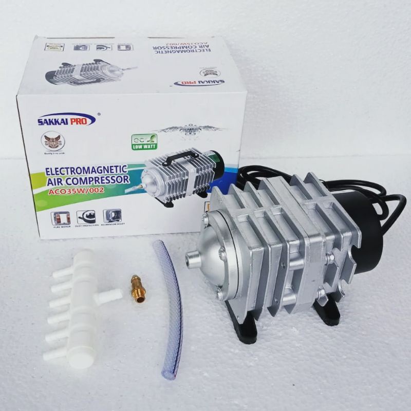 airpump aerator 6 lubang SAKKAI PRO ACO 002 35 WATT aquarium kolam mesin pompa gelembung udara