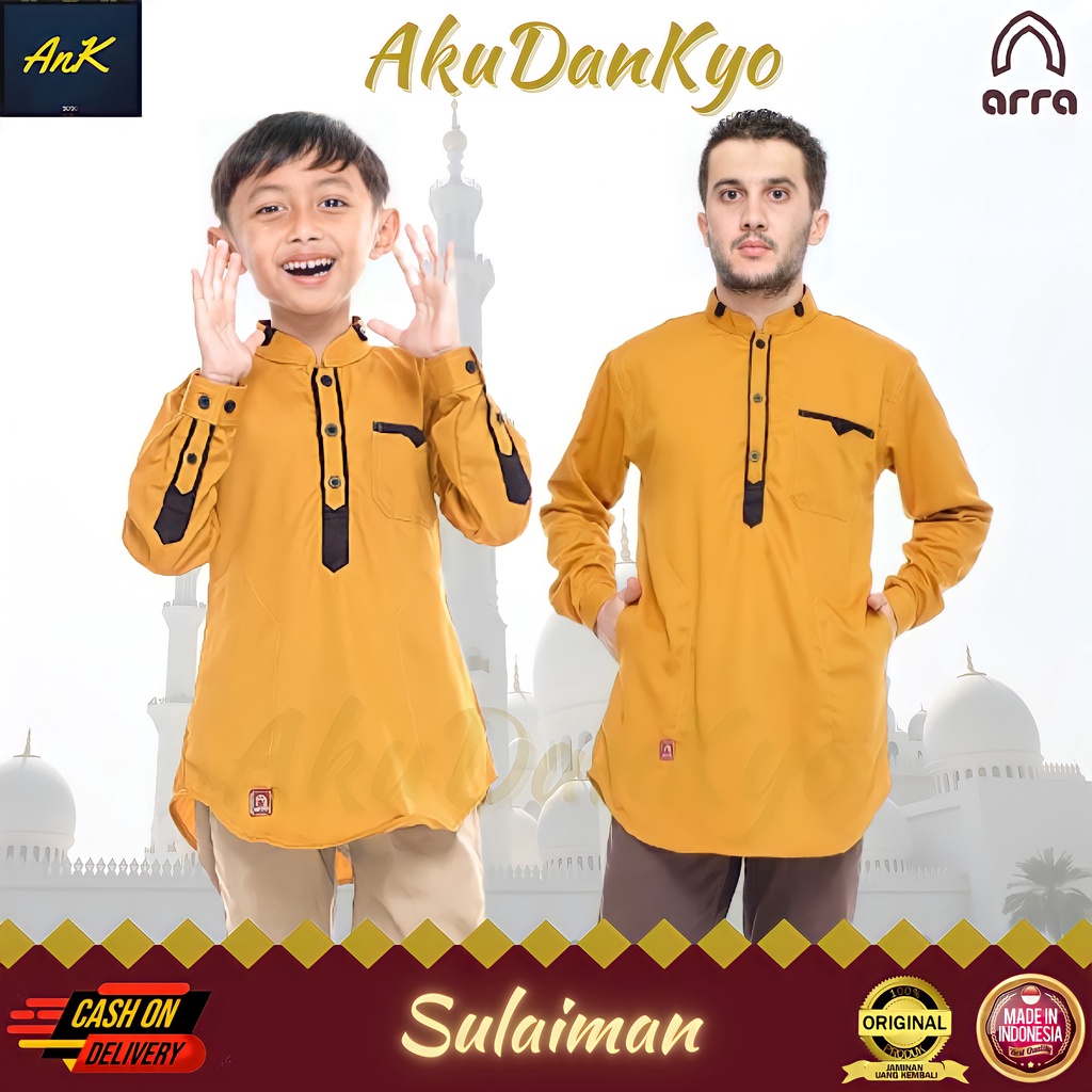 Baju Koko Kurta Pakistan Arra Sulaiman Kokoh Muslim