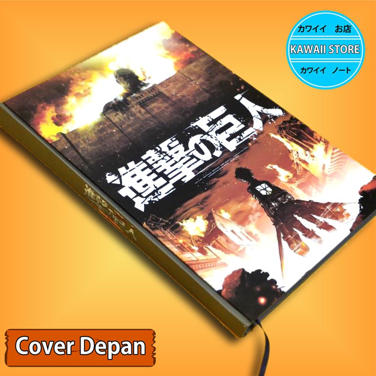 

Notebook / Pocket book Hard Cover Anime Shingeki no Kyojin CODE A uk A5 & A6 / Notes Book