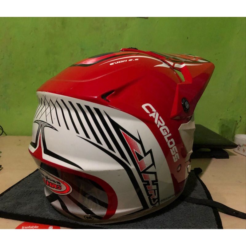 Helm trail motocross AHRS cargloss ori