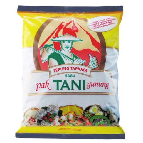 

NEW TEPUNG TAPIOKA CAP TANI GUNUNG 500 GRAM