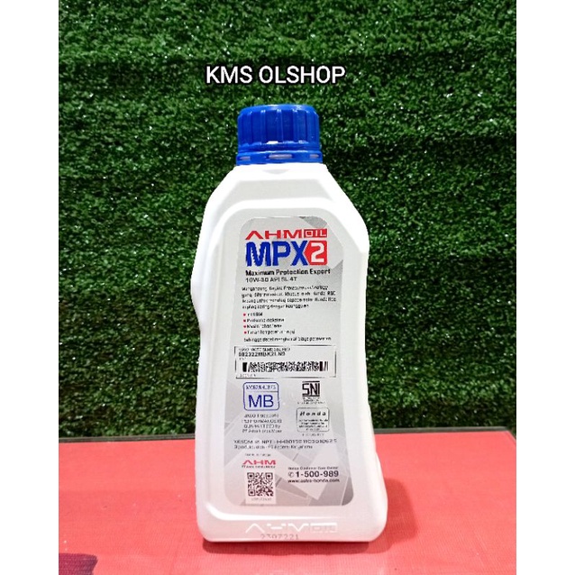 OLI MPX 2 Matic AHM 800ML 10W-30 oli mpx2 untuk motor matic honda 0.8 Liter