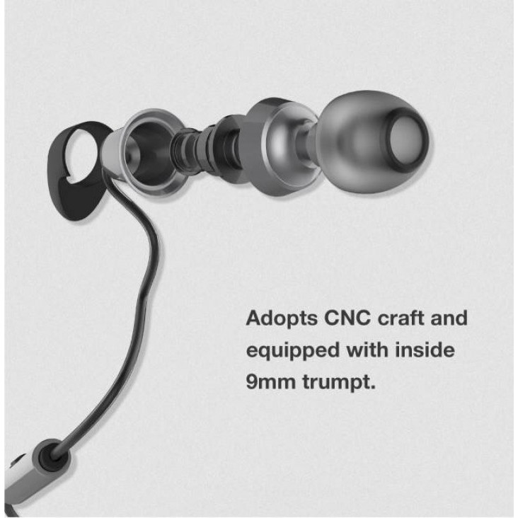 REMAX RM-585 - Handsfree Metal Touch In-ear Earphone