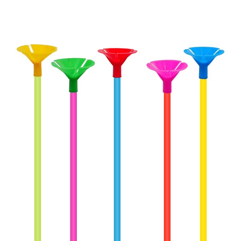 Stick Balon Warna Warni 1 Pcs Tangkai Balon 27Cm