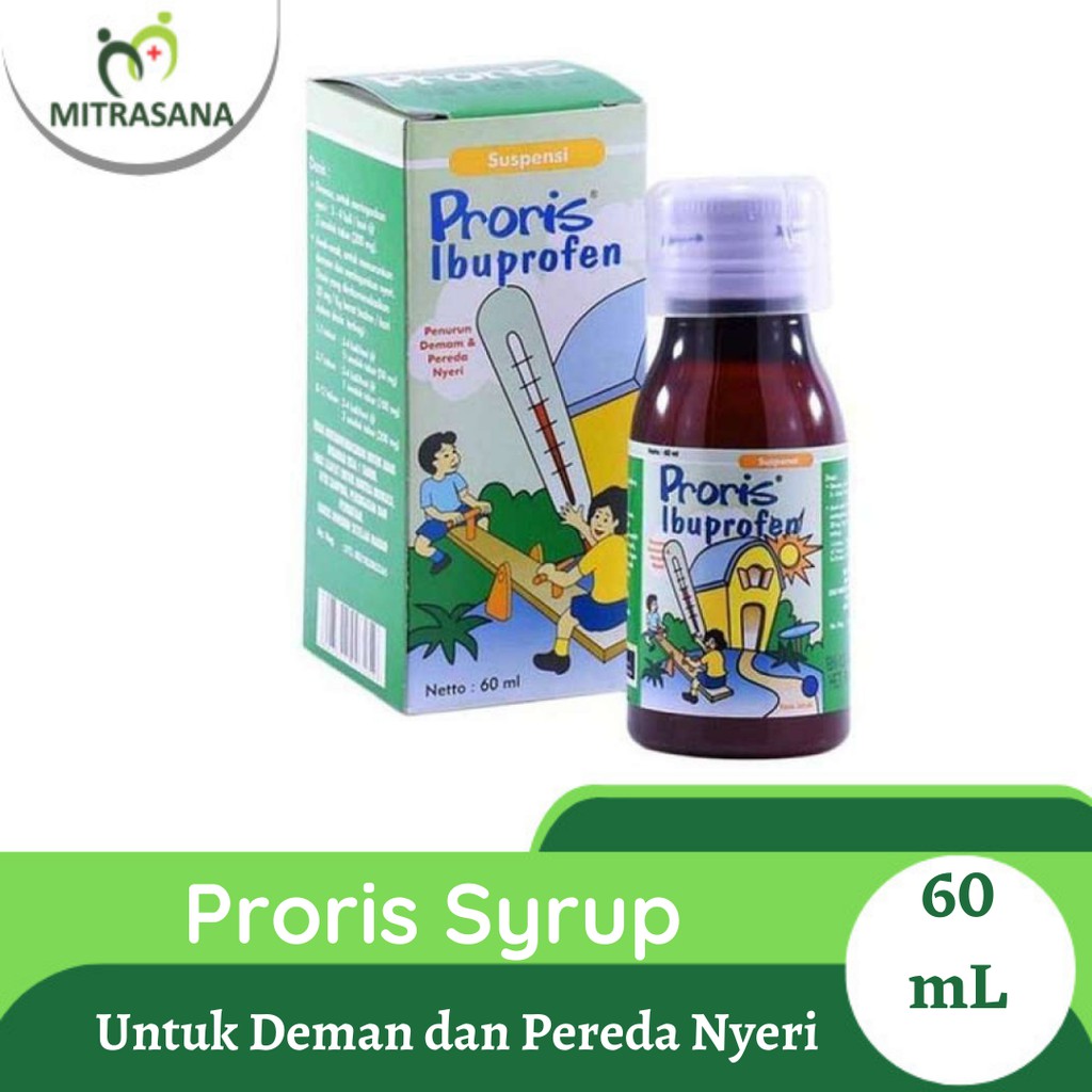 Proris Syrup 60ml - Meringankan Demam Pada Anak